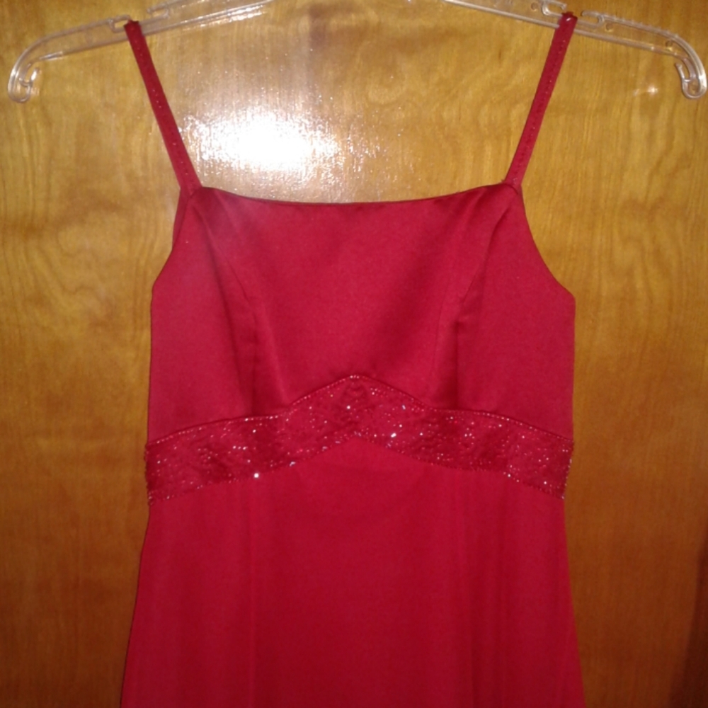Red prom dress